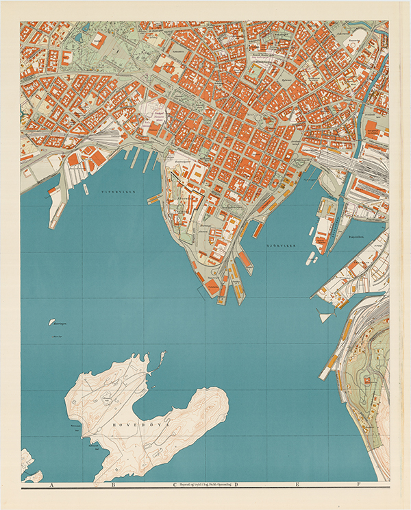 Kart over Oslo 1936, kartplate 5