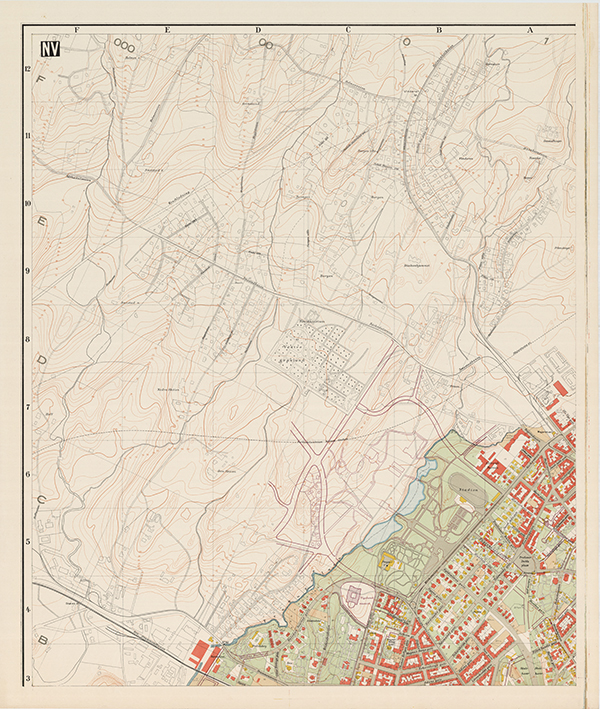 Kart over Kristiania 1921, kartplate 3