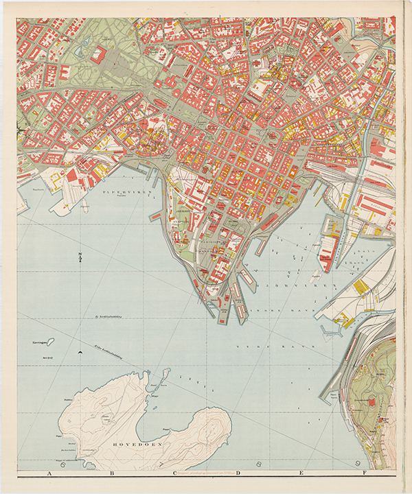 Kart over Kristiania 1921, kartplate 6