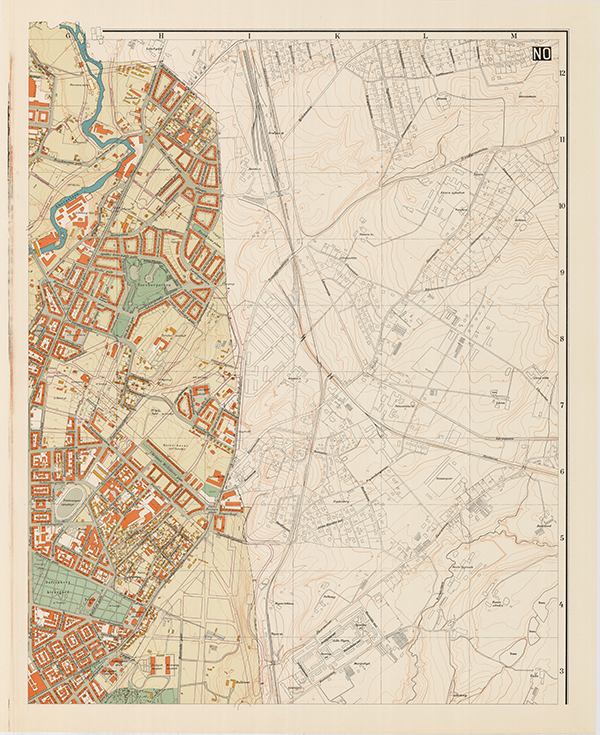 Kart over Oslo 1936, kartplate 3