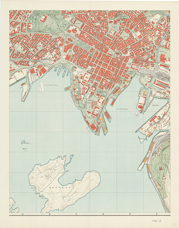 Kart over Oslo 1940, kartplate 5