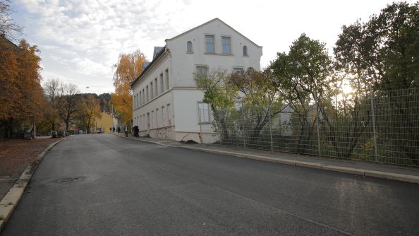 Oslo gate ligger vakkert til