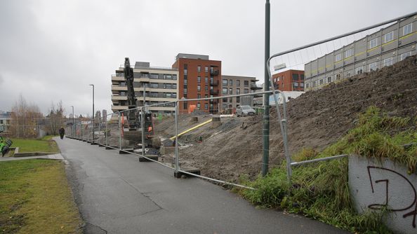 Terrenget er ganske betydelig endret