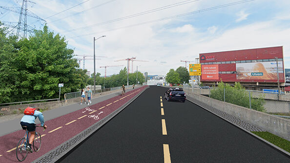 Det skal bygges toveis sykkelvei på vestsiden av boa