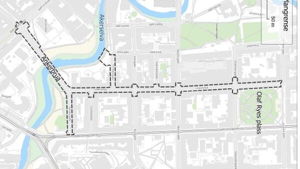 Prosjektets plassering og utstrekning