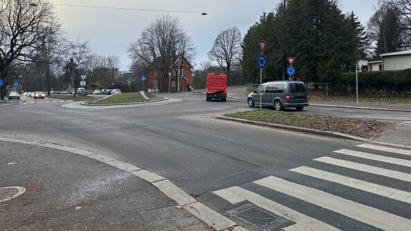 Rundkjøringen Kierschows gate X Uelands gate