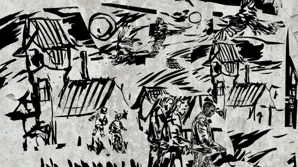 Fra Idun Baltzersens skisse Relief