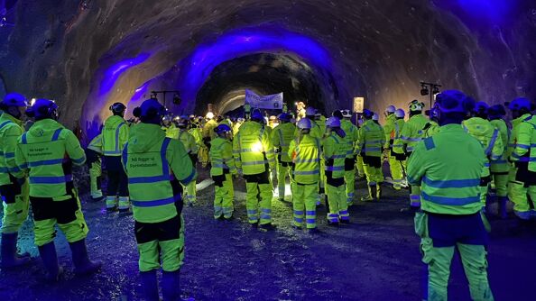 Fornebubanen og Implenia feirer gjennomslaget