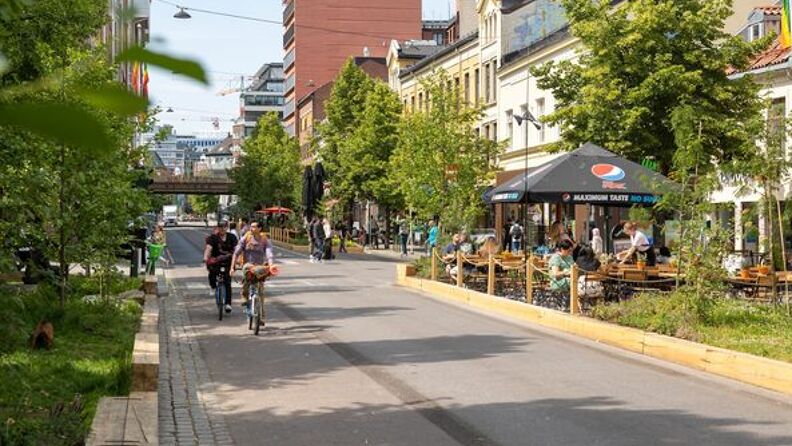 Bylivsgata Grønland tilrettelegger for økt byliv