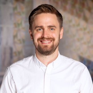 Portrett av bystyremedlem Eivind Trædal (MDG)