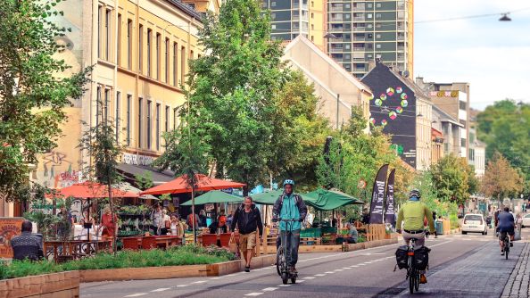 Gata Grønland omgjort til midlertidig bylivsgate