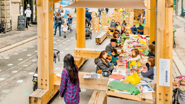 Øvre Slottsgate på Barnas Open House Oslo