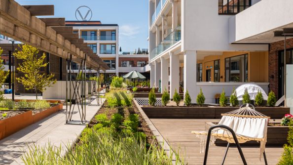 Fotografiet viser bygningen Vinslottet.