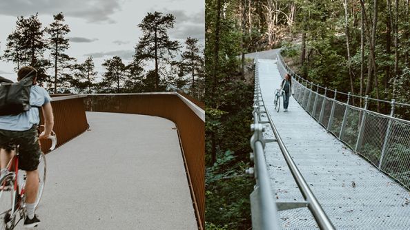 Bumerangbru og Jungelbru på Alna