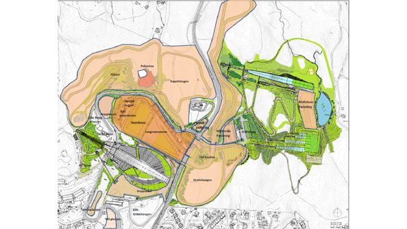 Holmenkollen nasjonalanlegg kart