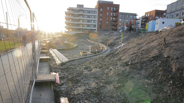 De første overflatearbeidene er i gang