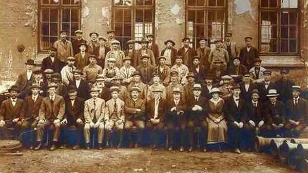 Bilde av herrene i Kristiania vand- og kloakvæsen i 1919
