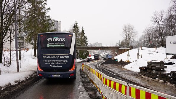 Granstangen lysreguleres i anleggsperioden