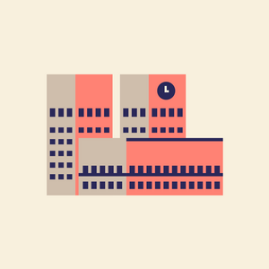 Illustrasjon av rådhuset