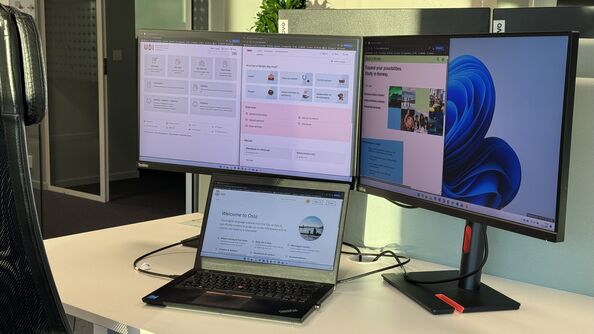 offisielle nettsteder pa skjermer