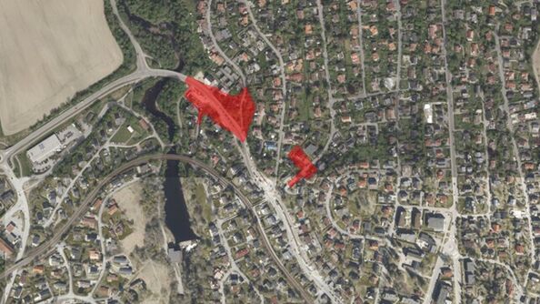 Illustrasjon av hvor det vil graves.