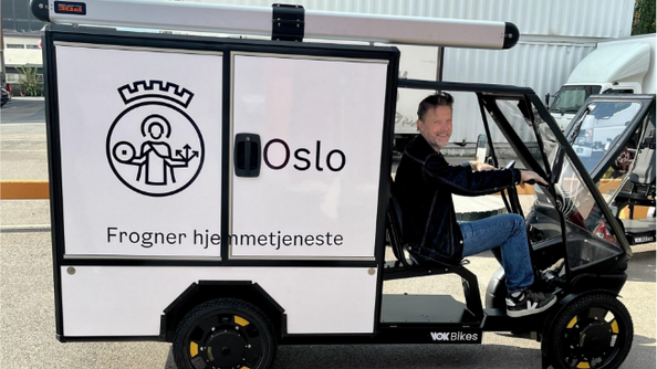 Fraktesykkel i frogner hjemmetjeneste