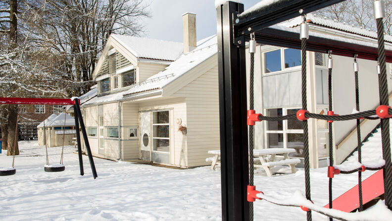 Utebilde av Damplassen barnehage