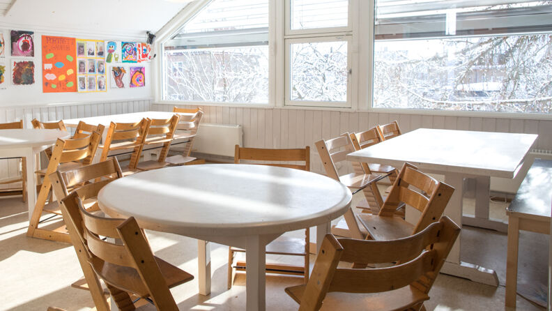 Det store rommet i andre etasje