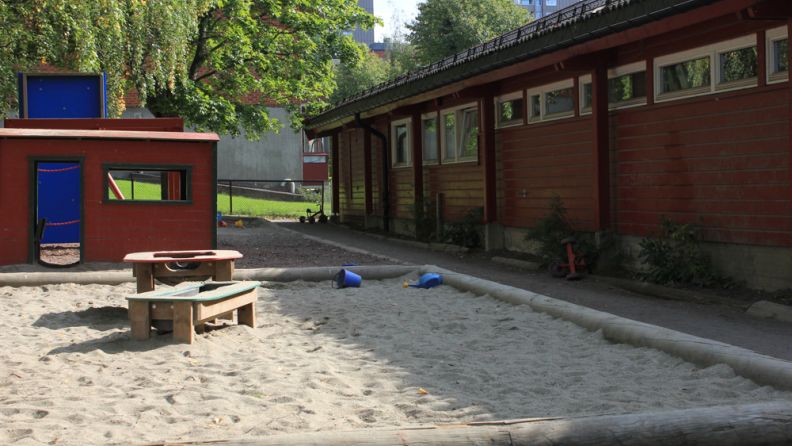 Stjernemyra barnehage - utebilde