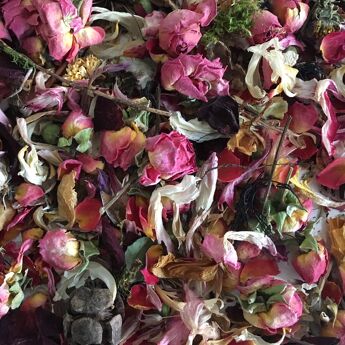 Illustrasjonsfoto tørkede blomster