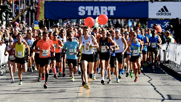 Startfeltet på Oslo Maraton