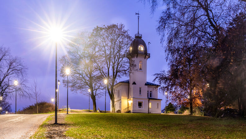 Tårnhuset øverst på St. Hanshaugen