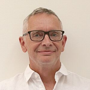 Portrettbilde av Sven Mikael Ekdahl, fiolinlærer ved Oslo kulturskole