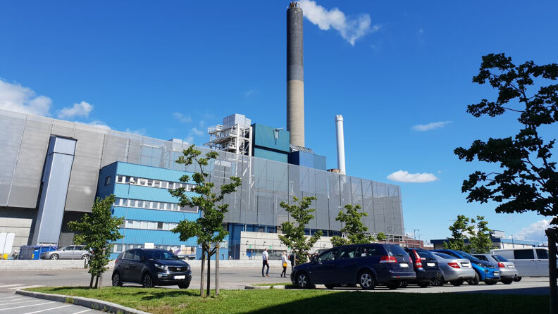 Haraldrud energigjenvinningsanlegg med pipe